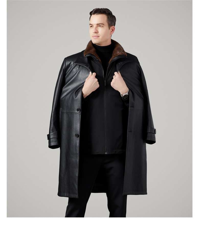 レザージャケット専門店 最高級ロングラムファーコート