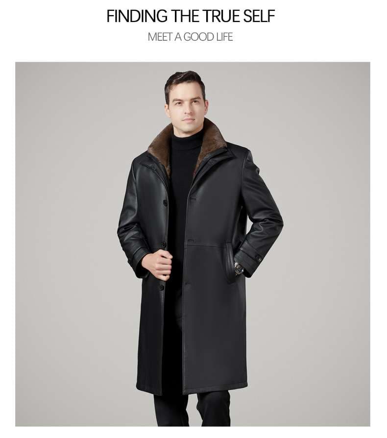 レザージャケット専門店 最高級ロングラムファーコート