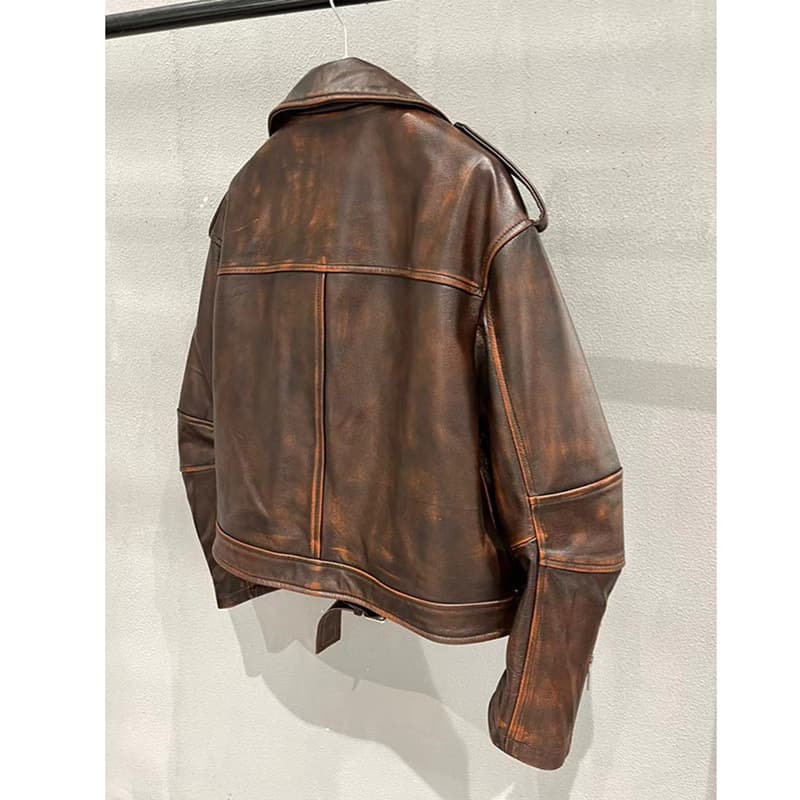 【女性向け】レザージャケット専門店 アンティーク仕上げダブルライダース