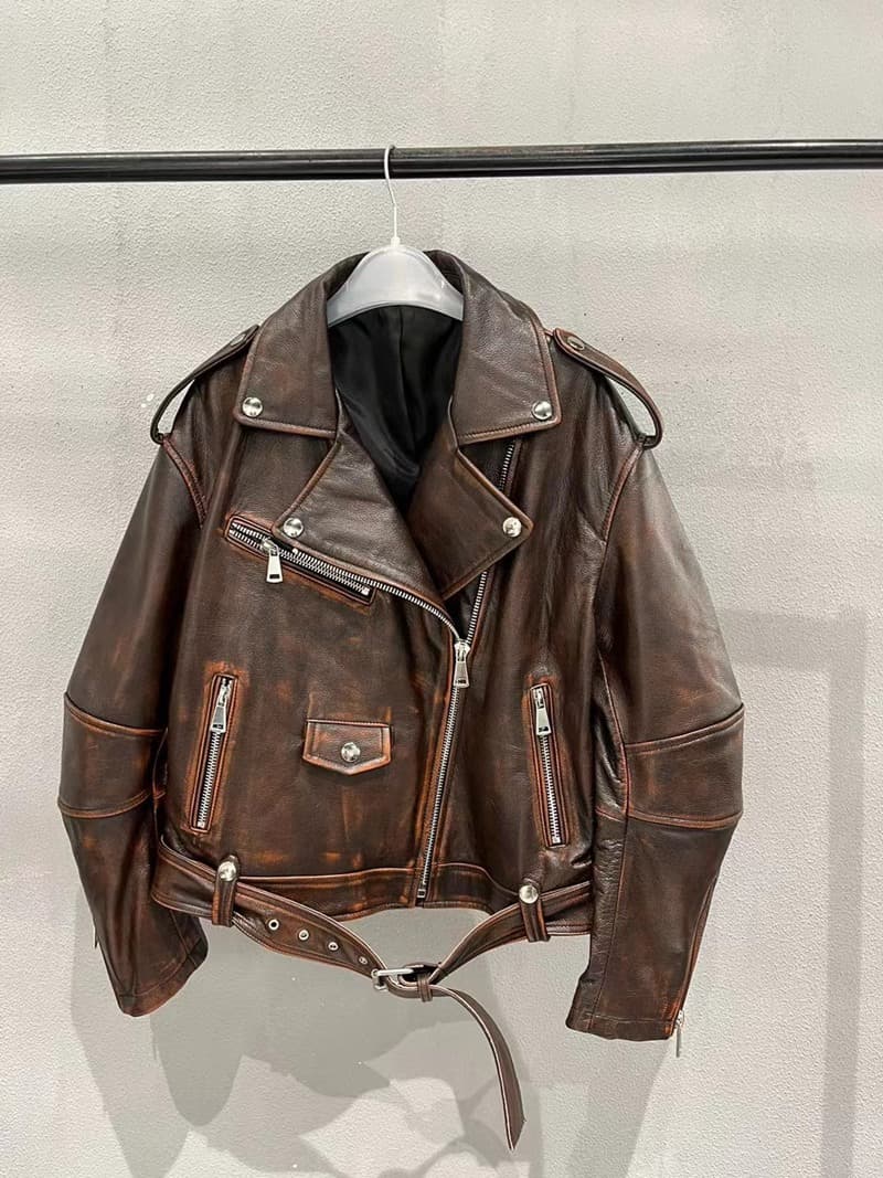 【女性向け】レザージャケット専門店 アンティーク仕上げダブルライダース