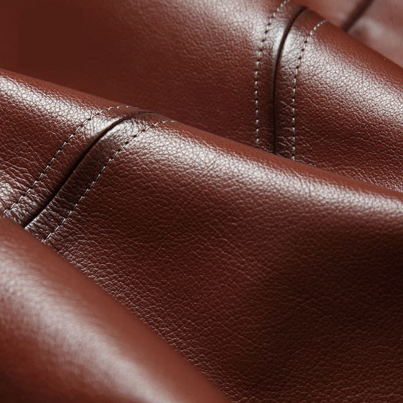 レザージャケット専門店 プレミアム毛皮襟付きレザーブルゾン