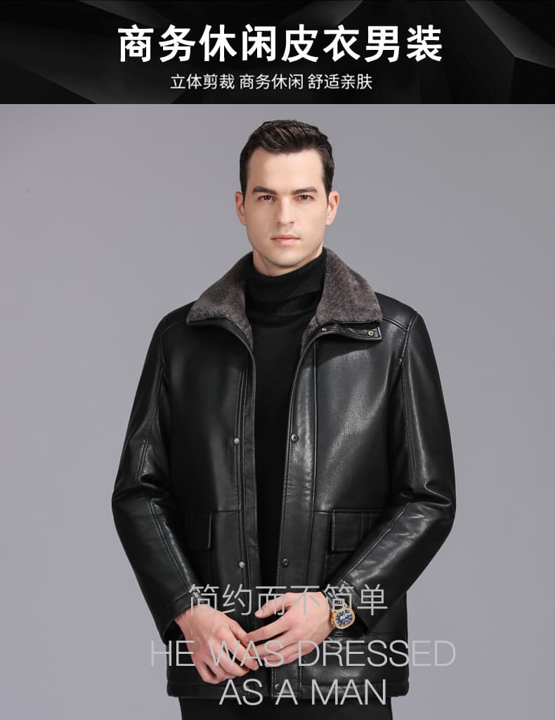 レザージャケット専門店 プレミアムボアレザー ロングジャケット