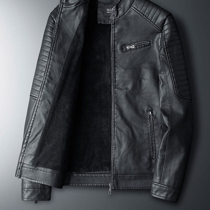 レザージャケット 本格派ライダース革ジャン キルティング肩デザイン