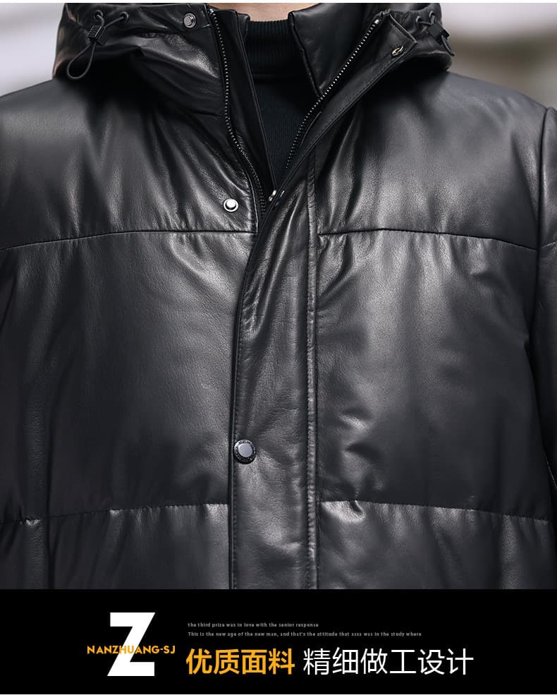 レザージャケット専門店 高級本革ロングダウンコート