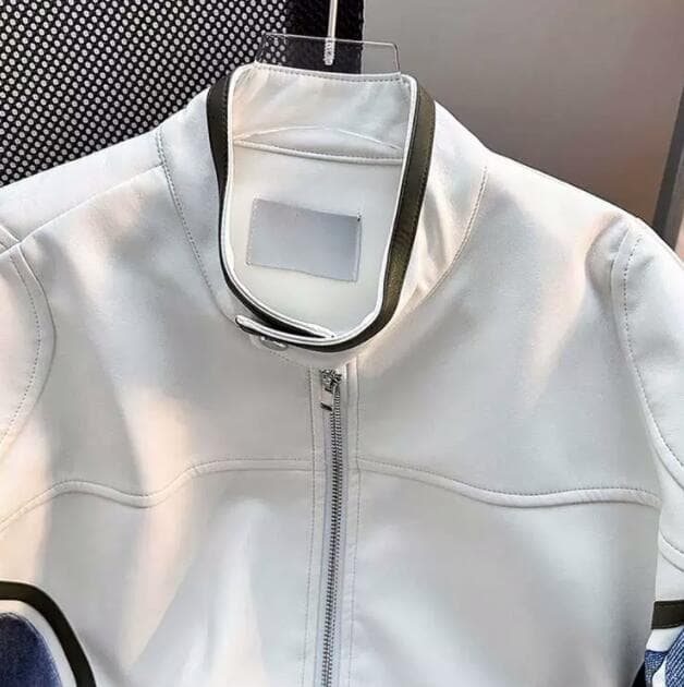 レザージャケット 秋冬メンズ合成皮革ライダースジャケット