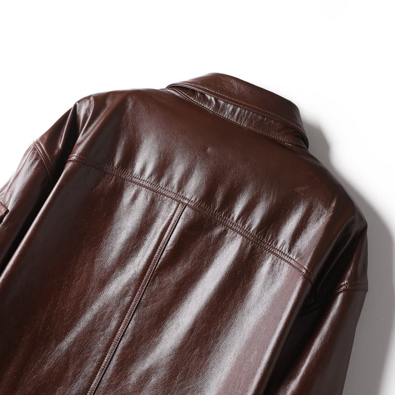 レザージャケット専門店 上質本革マルチポケットミリタリージャケット
