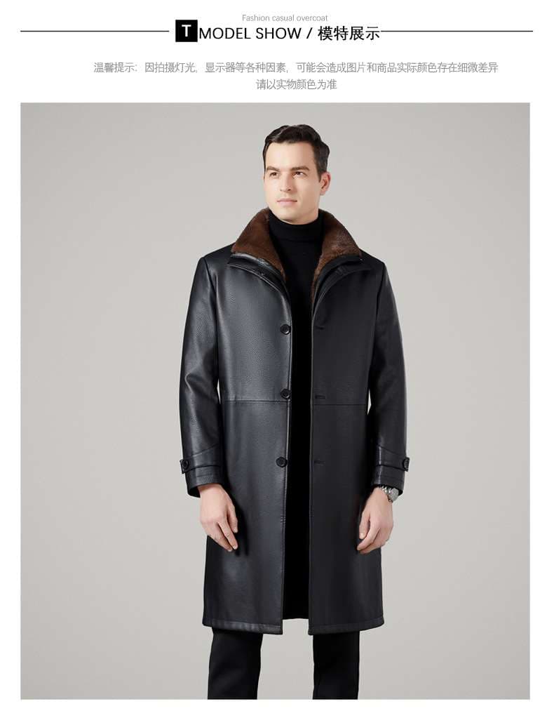 レザージャケット専門店 最高級ロングラムファーコート