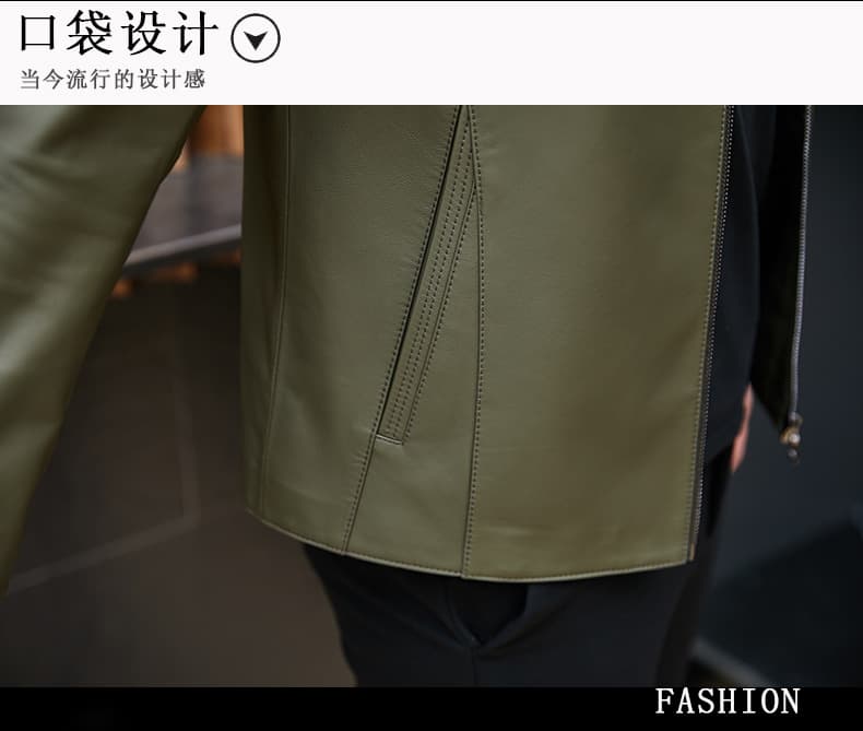 レザージャケット専門店 シンプル上質レザーブルゾン