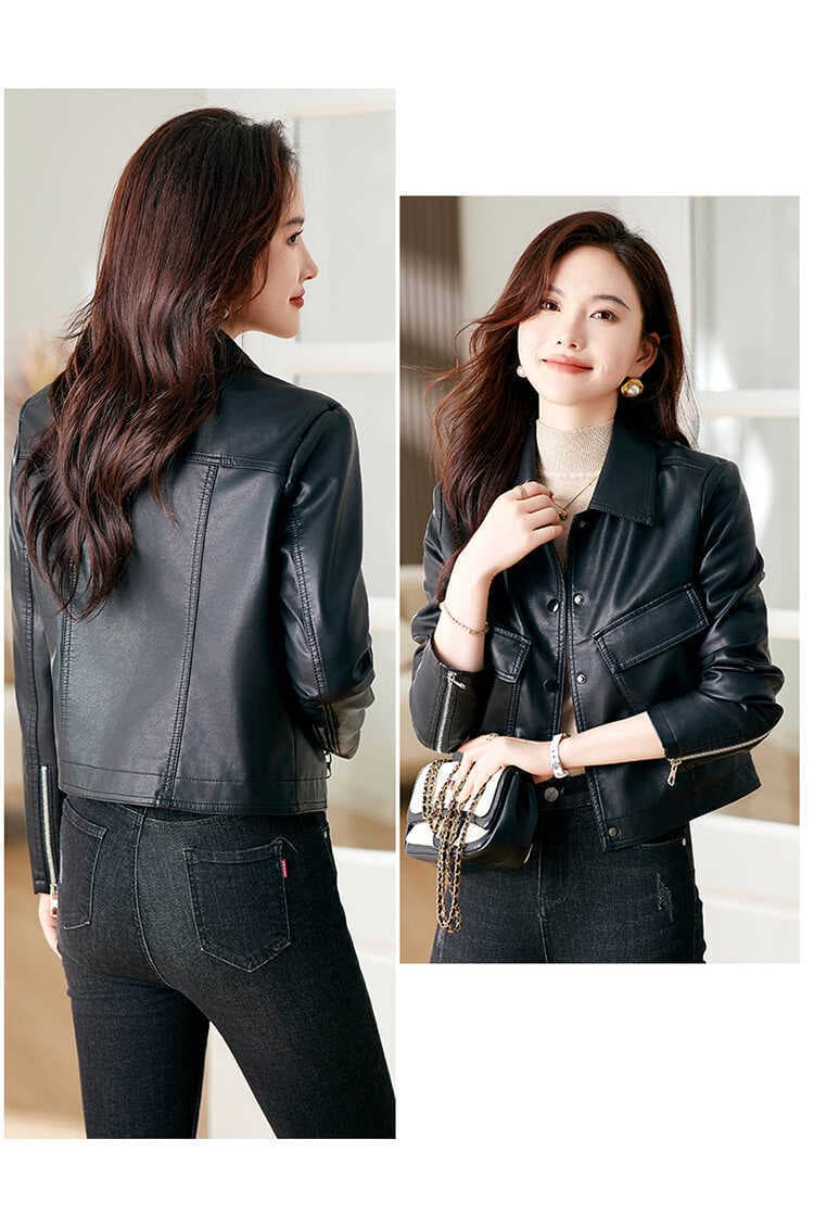 【女性向け】レザージャケット専門店 上質なめらか本革カジュアルブルゾン