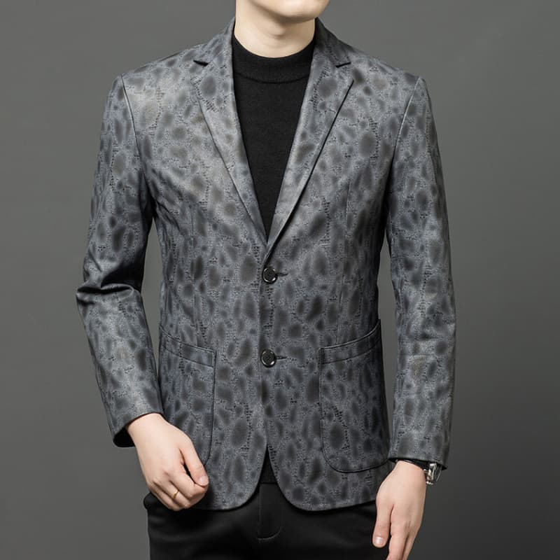 レザージャケット専門店 上質エンボス仕立てカジュアルテーラー