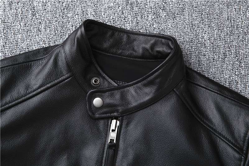 レザージャケット専門店 高級本革スタンドカラーライダース