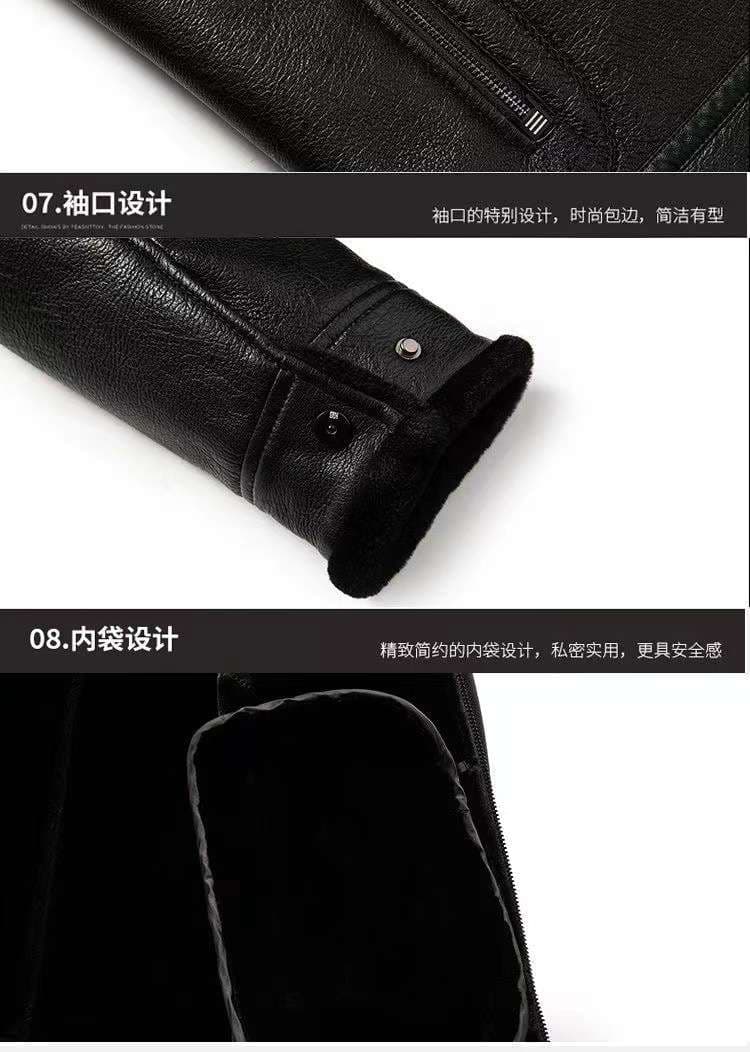 レザージャケット専門店 フード付き冬仕様高級裏ボア本革ジャケット