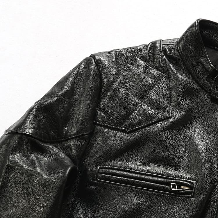 レザージャケット専門店 キルティング ステッチ ライダース