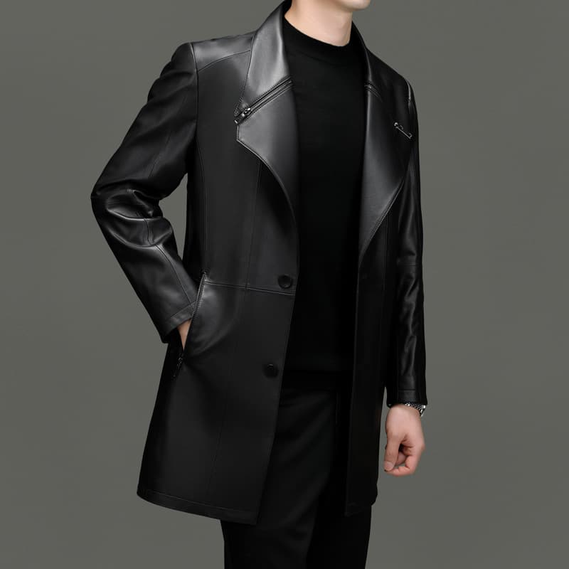 レザージャケット専門店 高級牛革シングルコート