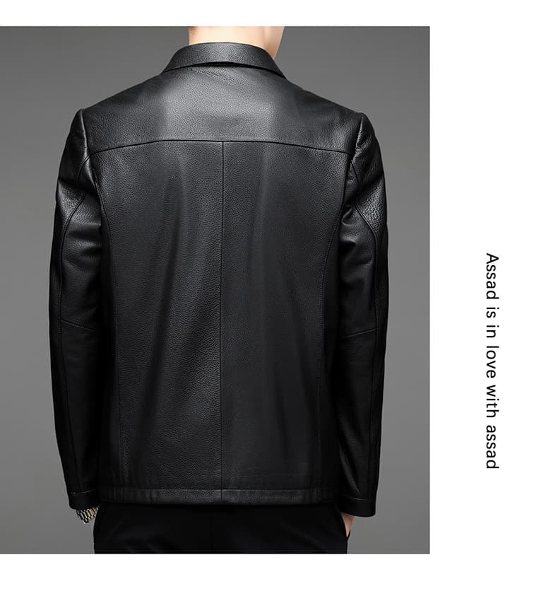 レザージャケット専門店 上品な仕立ての紳士的レザースタンドジャケット