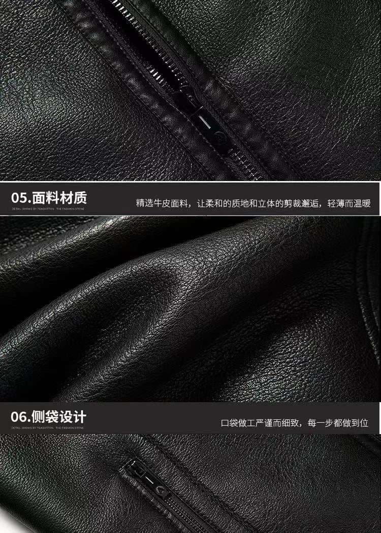 レザージャケット専門店 フード付き冬仕様高級裏ボア本革ジャケット