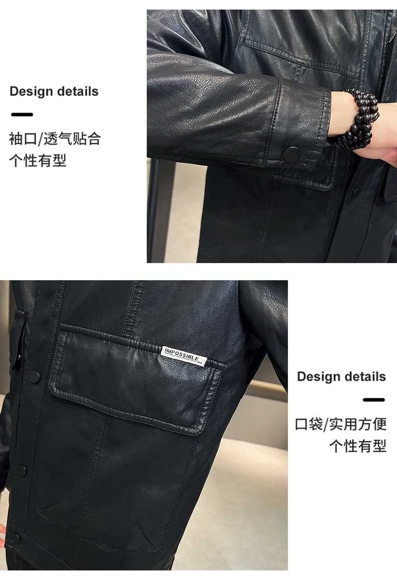 レザージャケット専門店 メンズマルチポケットブルゾン 匠仕立て