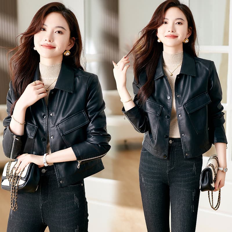 【女性向け】レザージャケット専門店 上質なめらか本革カジュアルブルゾン