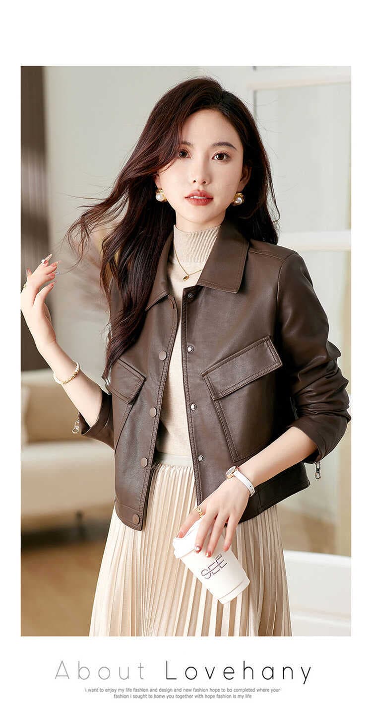 【女性向け】レザージャケット専門店 上質なめらか本革カジュアルブルゾン