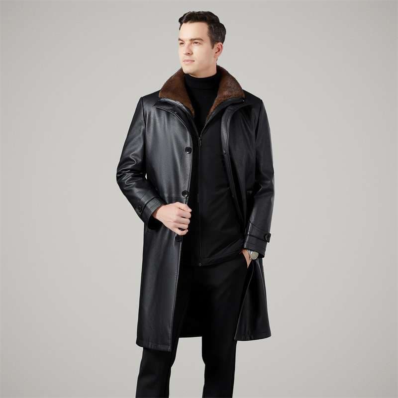 レザージャケット専門店 最高級ロングラムファーコート