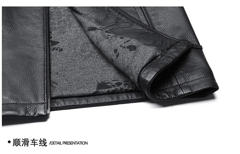 レザージャケット専門店 上品な仕立ての紳士的レザースタンドジャケット