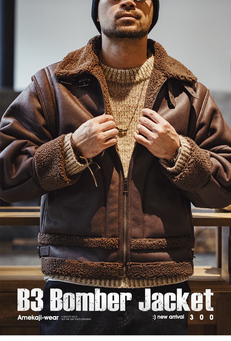 レザージャケット専門店 極上シアリングムートンブルゾン