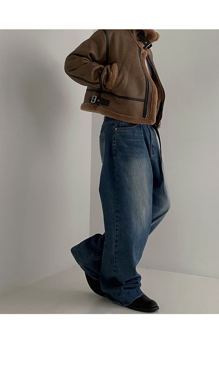 レザージャケット専門店 ムートンボアフライトジャケット