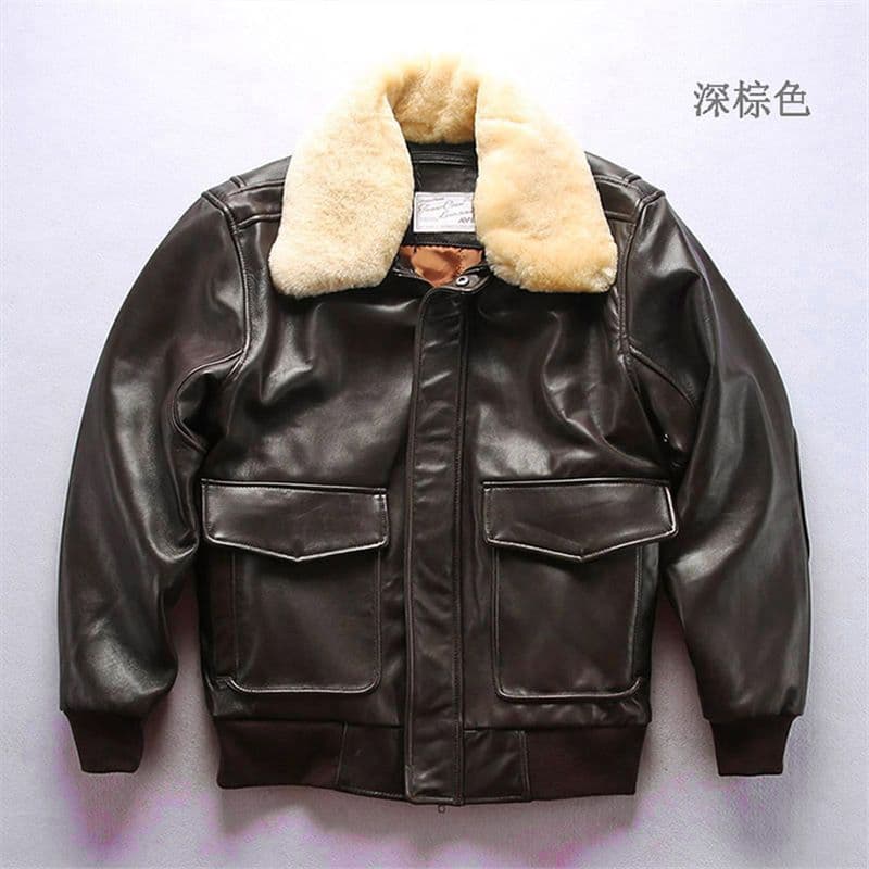 レザージャケット専門店 ムートンファー付き 職人仕立てブルゾン