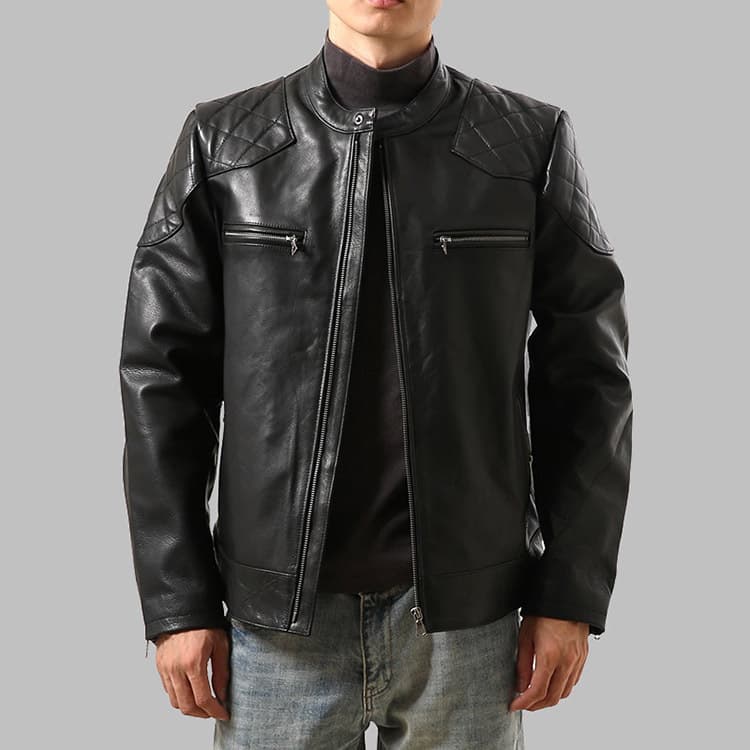 レザージャケット専門店 キルティング ステッチ ライダース