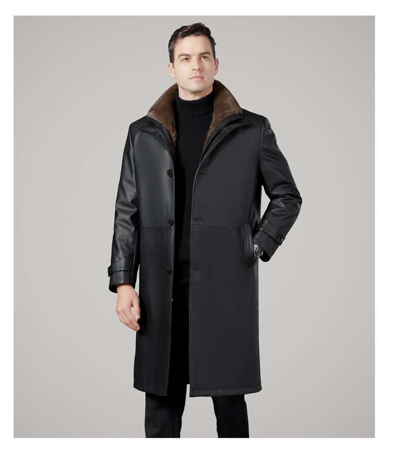 レザージャケット専門店 最高級ロングラムファーコート