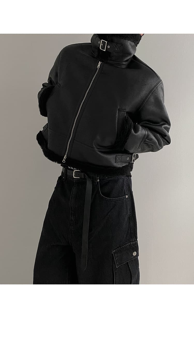 レザージャケット専門店 ムートンボアフライトジャケット