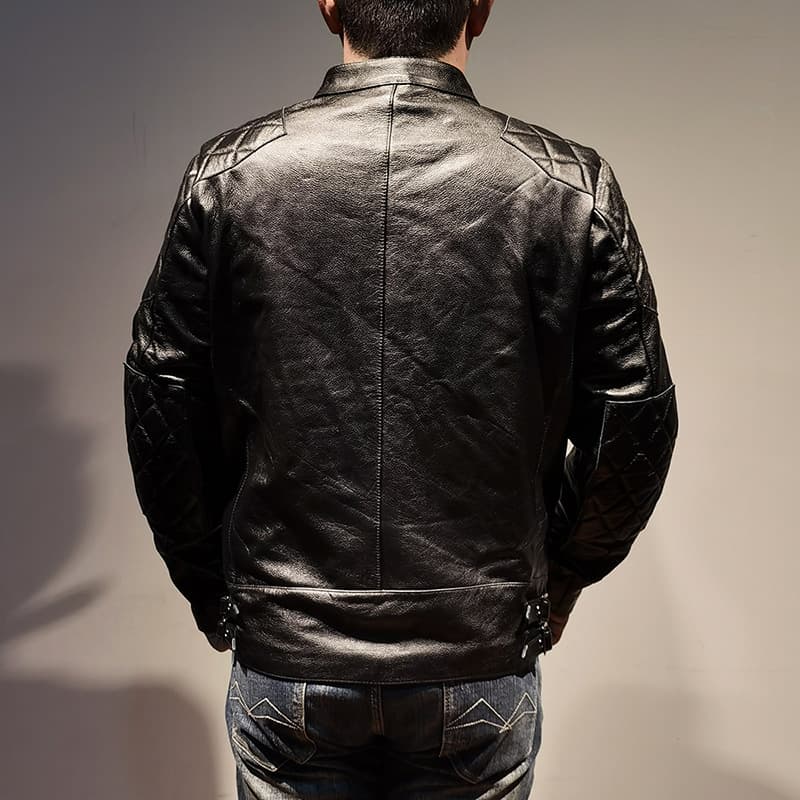 レザージャケット専門店 キルティング ステッチ ライダース