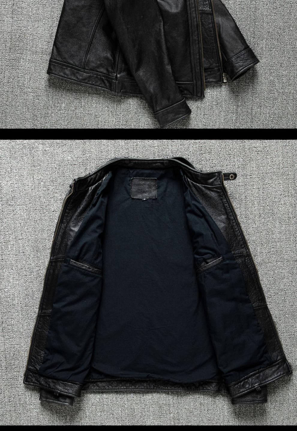 レザージャケット専門店 職人魂 ミリタリーレザーブルゾン