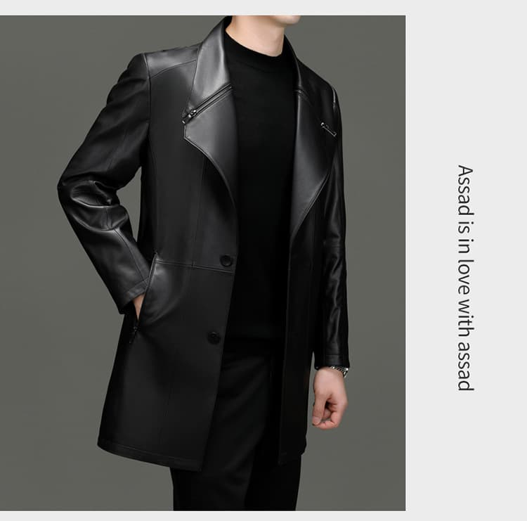 レザージャケット専門店 高級牛革シングルコート