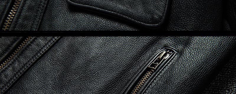 レザージャケット専門店 職人魂 ミリタリーレザーブルゾン