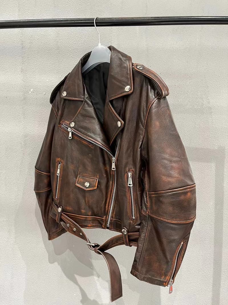【女性向け】レザージャケット専門店 アンティーク仕上げダブルライダース