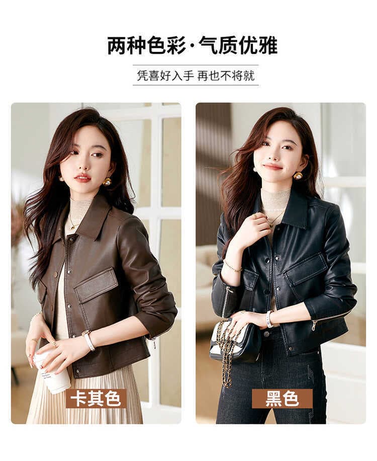 【女性向け】レザージャケット専門店 上質なめらか本革カジュアルブルゾン