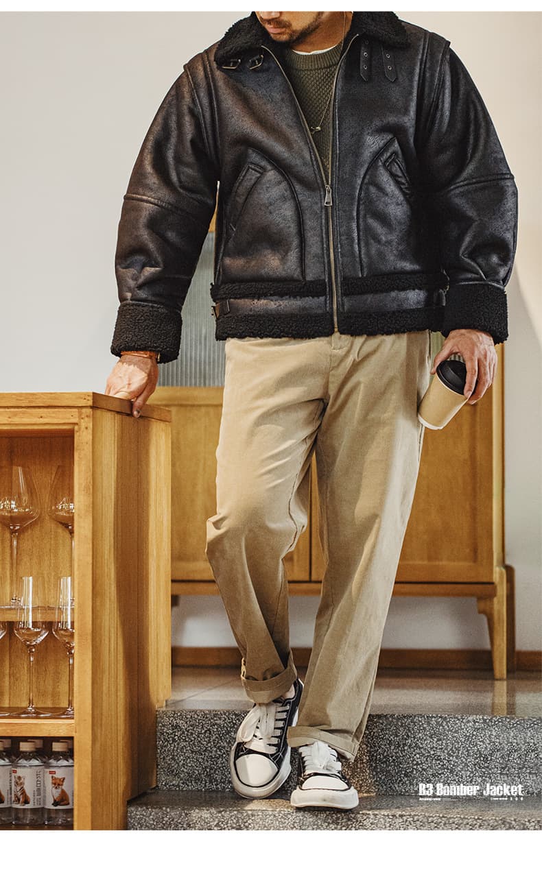 レザージャケット専門店 極上シアリングムートンブルゾン