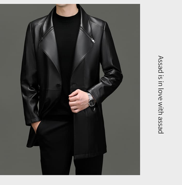 レザージャケット専門店 高級牛革シングルコート