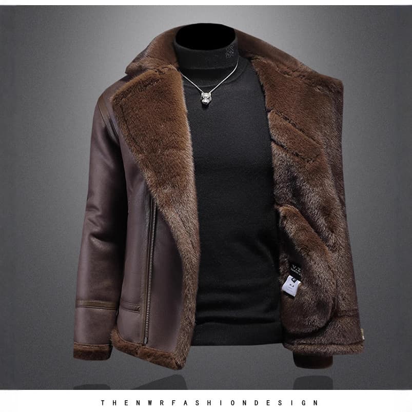 レザージャケット専門店 ムートンボアライダースジャケット