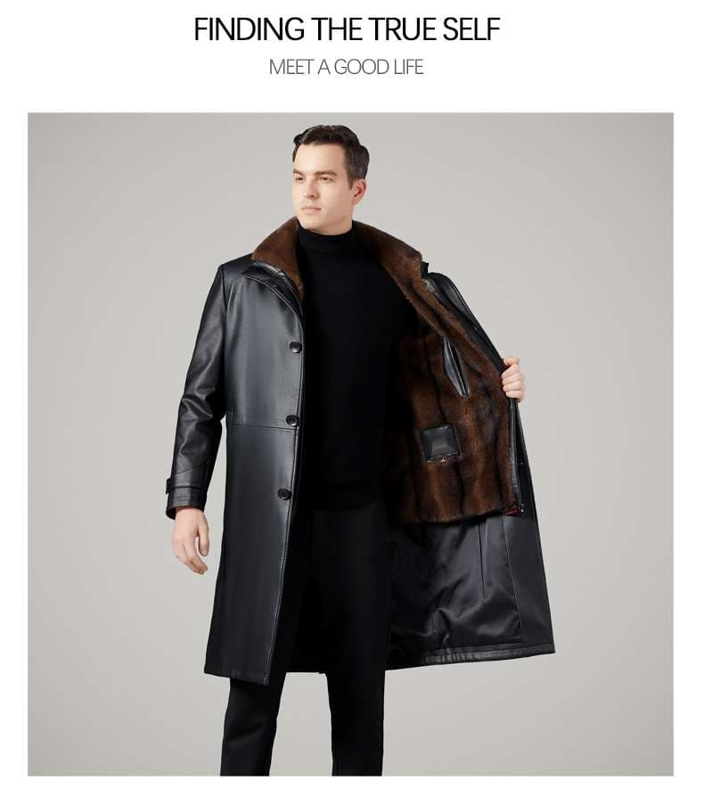 レザージャケット専門店 最高級ロングラムファーコート