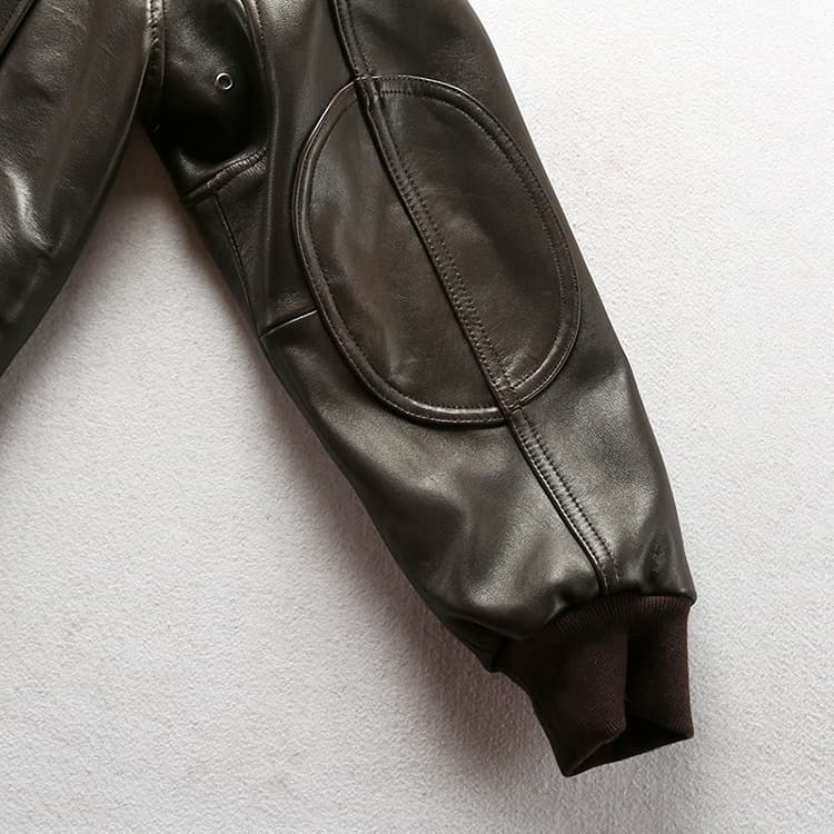 レザージャケット専門店 ムートンファー付き 職人仕立てブルゾン