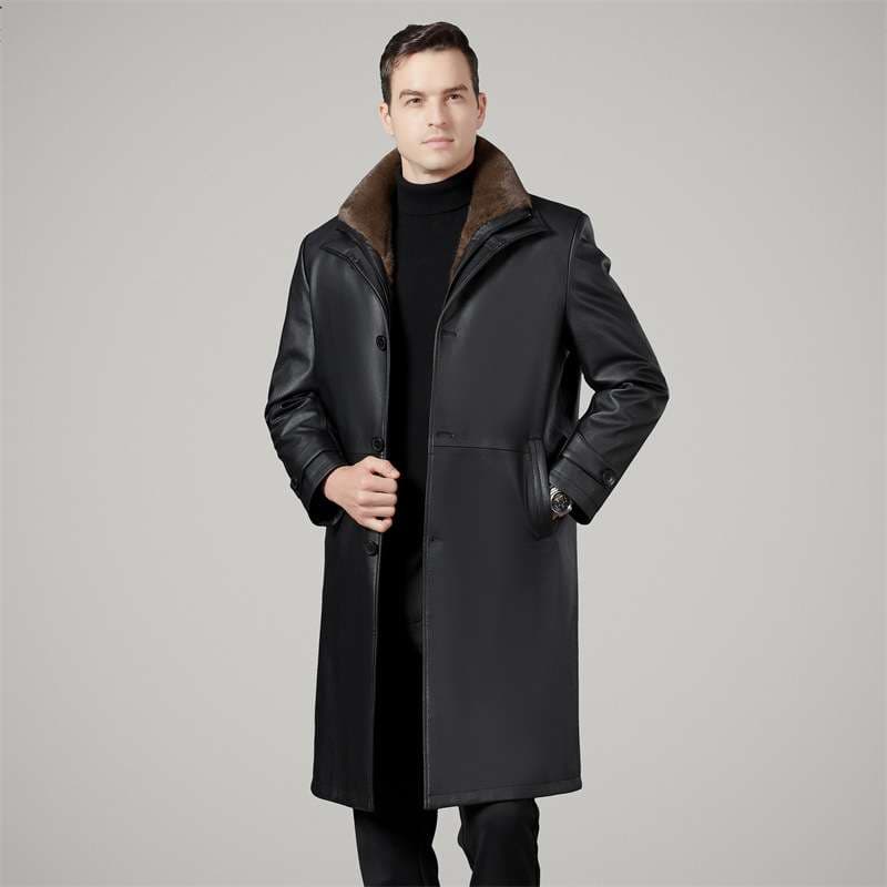 レザージャケット専門店 最高級ロングラムファーコート