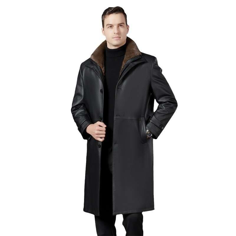 レザージャケット専門店 最高級ロングラムファーコート