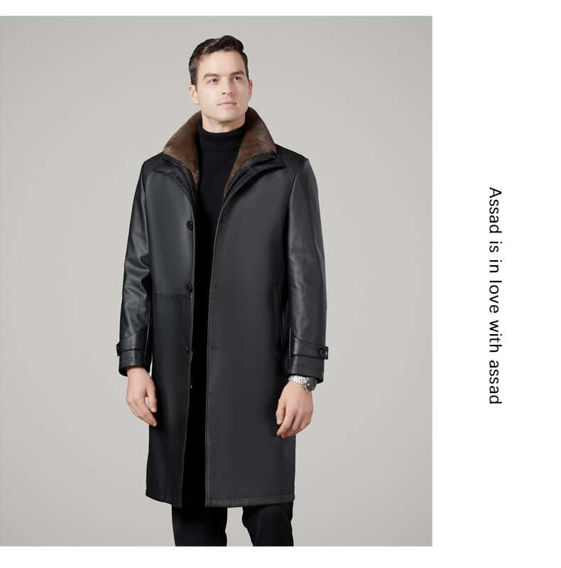 レザージャケット専門店 最高級ロングラムファーコート