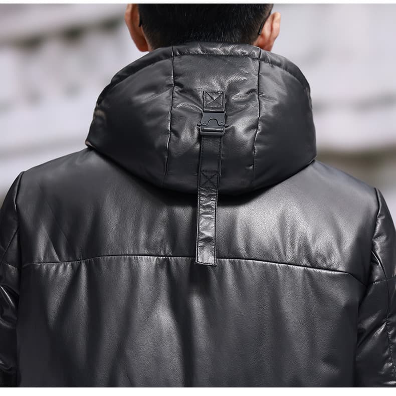 レザージャケット専門店 高級本革ロングダウンコート