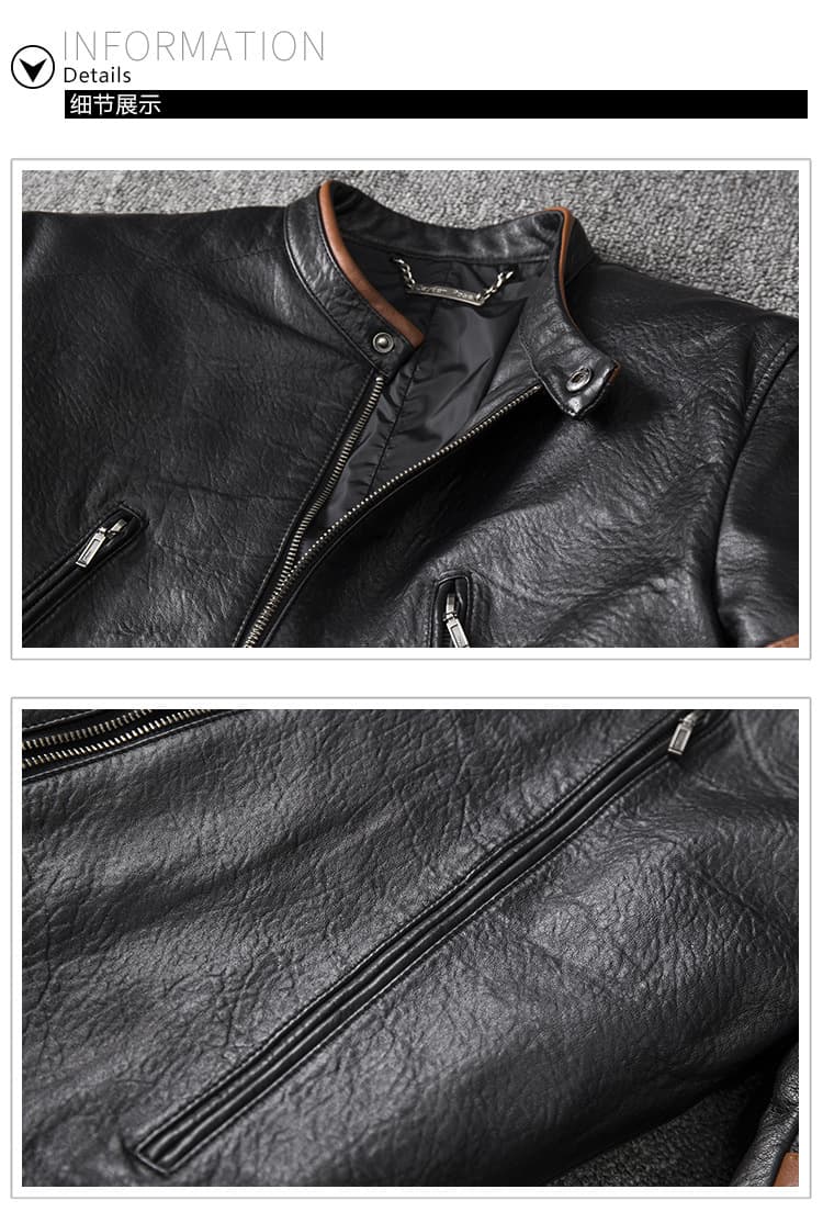 レザージャケット専門店 クラシカルストライプ ライダース