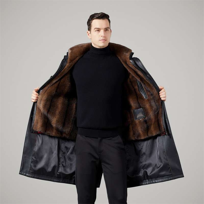 レザージャケット専門店 最高級ロングラムファーコート