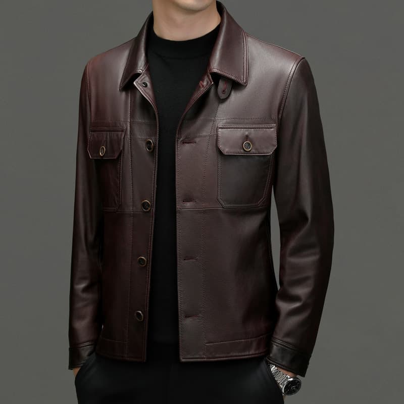 レザージャケット専門店 上質シンプル シングルレザージャケット