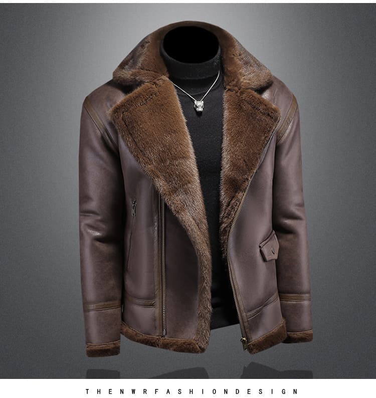 レザージャケット専門店 ムートンボアライダースジャケット